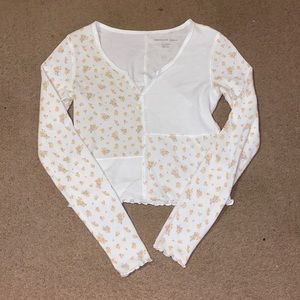 XS American eagle long sleeve crop top